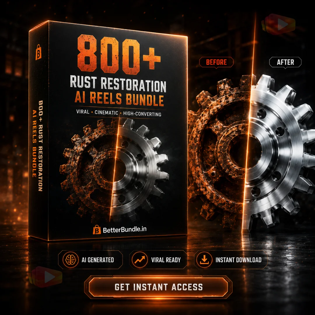 800+ Rust Restoration AI Reels Bundle – Viral Reel Bundle for Instagram, Facebook & YouTube Shorts