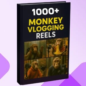 500+ AI Monkey Vlogs Style Vlogging Video Bundle | Viral AI Video Pack| Betterbundle.in